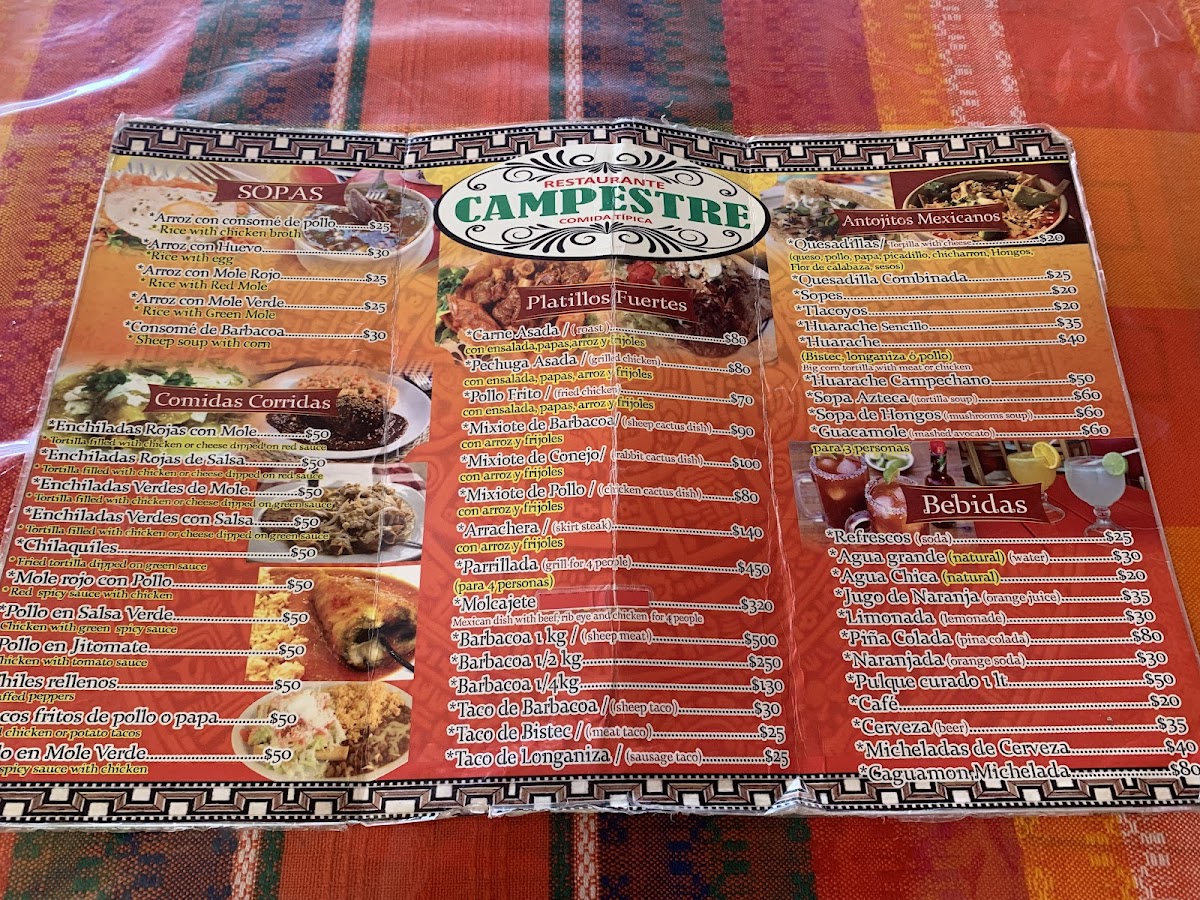 Comida Tipica Campestre Menu - Image 4