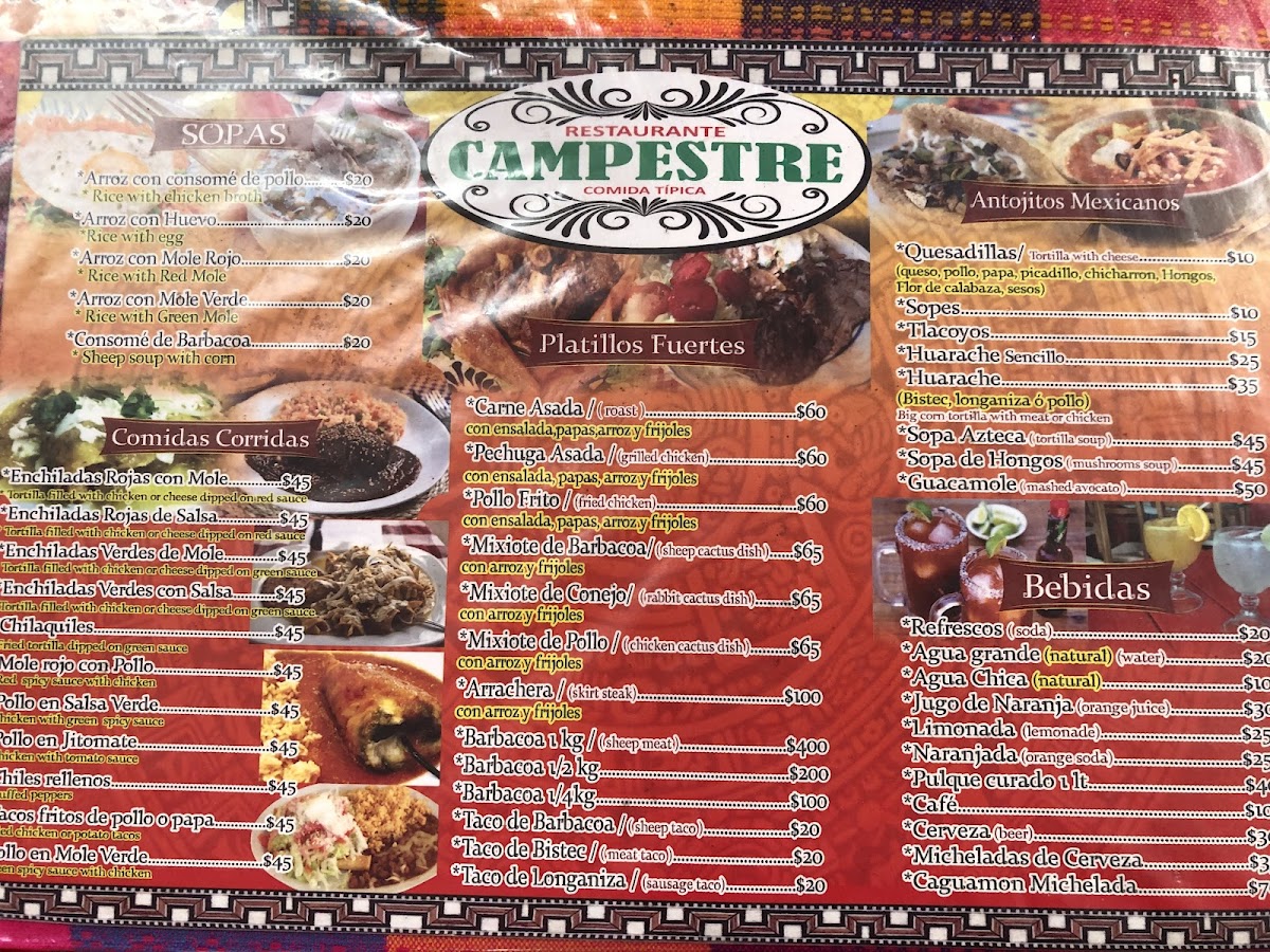 Comida Tipica Campestre Menu - Image 5